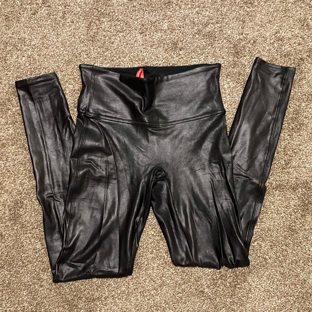 Spanx Faux Leather Leggings